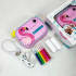 Дитячий фотоапарат миттєвого друку YT008 PINK FLAMINGO з підтримкою microSD Дитячий фотоапарат миттєвого друку YT008 PINK FLAMINGO з підтримкою microSD