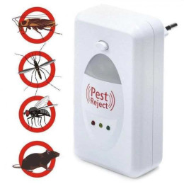 Ультразвуковий відлякувач гризунів мишей щурів та тарганів Pest Reject HK02 від мережі, смерть гризунам Ультразвуковий відлякувач гризунів мишей щурів та тарганів Pest Reject HK02 від мережі, смерть гризунам