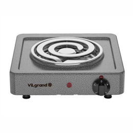 Плита настільна електрична ViLgrand VHP161D Gray 1000Вт Плита настільна електрична ViLgrand VHP161D Gray 1000Вт