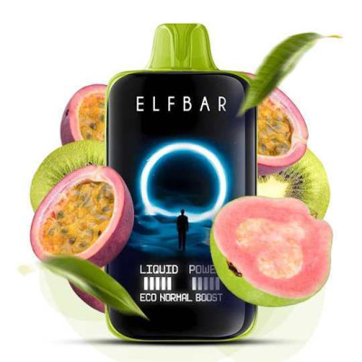 Elf Bar Moon Night 40000. Ківі Маракуя Гуава (Kiwi Passion Fruit Guava) 