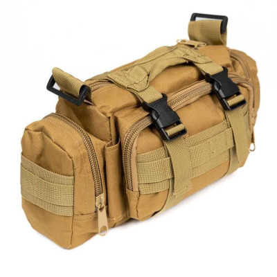Сумка - підсумок тактична поясна Tactical військова, сумка нагрудна з ременем на плече 5 літрів кордура Сумка - підсумок тактична поясна Tactical військова, сумка нагрудна з ременем на плече 5 літрів кордура