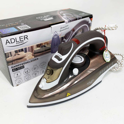 Парова праска ADLER AD 5030 3000Вт з керамічною підошвою Парова праска ADLER AD 5030 3000Вт з керамічною підошвою