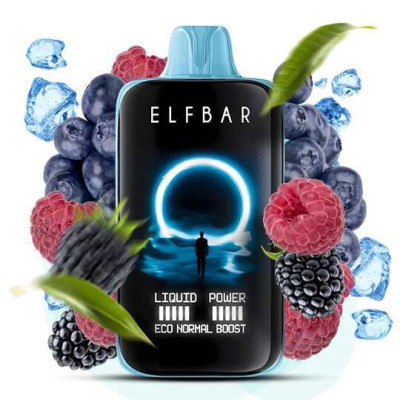 Elf Bar Moon Night 40000. Синя Малина (Blue Razz Ice) 