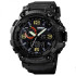 Годинник наручний чоловічий SKMEI 1520BK BLACK, армійський годинник протиударний. Колір: чорний 