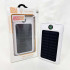 УМБ Power Bank Solar 18000 mAh мобільне зарядне з сонячною панеллю та лампою, Power Bank Charger White 