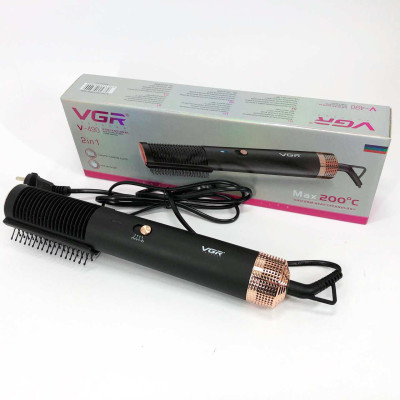 Фен щітка для волосся VGR V-490 Стайлер, повітряний стайлер для волосся, Фен для дому, Професійний фен 