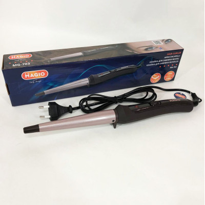 Плойка конусна MAGIO MG-703, Плойка для прикореневого об'єму, Стайлер для завивки 