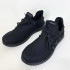Літні кросівки чорні з текстильної сітки з еластичною шнурівкою 45 розмір 
