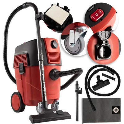 Промисловий пилосос для збирання 4500Вт 35л Boxer BX-113 для будівельного пилу 