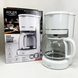 Кофеварка крапельна Adler AD 4383 white 1.5Л 900 Вт