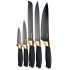 Універсальний кухонний ножовий набір Magio MG-1092 5 шт, набір ножів для кухні, набір кухонних ножів Універсальний кухонний ножовий набір Magio MG-1092 5 шт, набір ножів для кухні, набір кухонних ножів