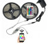 Світлодіодна стрічка SMD 5050 RGB LED 2м IP65 з пультом та блоком живлення USB, 2м, Стрічка світлодіодна 5050 