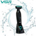 Акумуляторна електробритва для стрижки VGR V-601 від USB бритва електрична з професійною насадками 