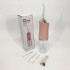 Іригатор для чищення зубів та порожнини рота Oral Irrigator з акумулятором та змінними насадками. Колір: рожевий 