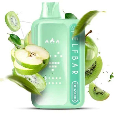 Elf Bar BC45000 Кисле Яблуко Ківі (Sour Apple Kiwi) 