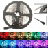 Світлодіодна стрічка SMD 5050 RGB LED 2м IP65 з пультом та блоком живлення USB, 2м, Стрічка світлодіодна 5050 