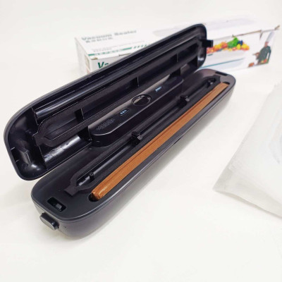 Вакуумний пакувальник автоматичний з дисплеєм Vacuum sealer NEW BLACK 