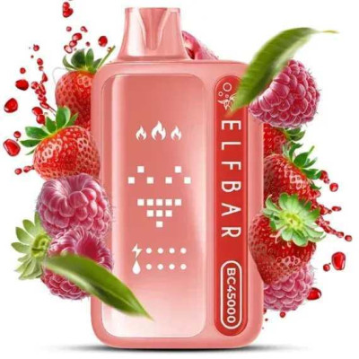 Elf Bar BC45000 Червона Малина Полуниця (Red Raspberry Strawberry) 