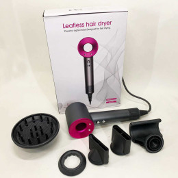 Фен Super Hair Dryer з 5 насадками для швидкого сушіння та укладання волосся Фен Super Hair Dryer з 5 насадками для швидкого сушіння та укладання волосся