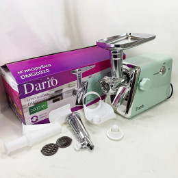 М`ясорубка електрична 2000Вт Dario DMG0320 Green М`ясорубка електрична 2000Вт Dario DMG0320 Green