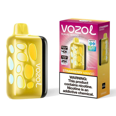 Vozol Rave 40000. Полуниця Манго (Strawberry Mango) 