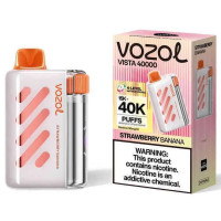 Vozol Vista 40000. Полуниця Банан (Strawberry Banana)