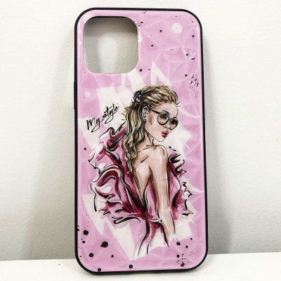 Чохол Apple Iphone 12 Pro Max. My style рожевий Чохол Apple Iphone 12 Pro Max. My style рожевий