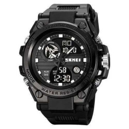 Годинник наручний чоловічий SKMEI 2031BK BLACK, чоловічий тактичний годинник, протиударний годинник. Колір: чорний Годинник наручний чоловічий SKMEI 2031BK BLACK, чоловічий тактичний годинник, протиударний годинник. Колір: чорний