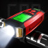 Велофара з комп'ютером та сигналом AS0808-XPG+2LED(yellow)+2COB(red), виносна кнопка Велофара з комп'ютером та сигналом AS0808-XPG+2LED(yellow)+2COB(red), виносна кнопка
