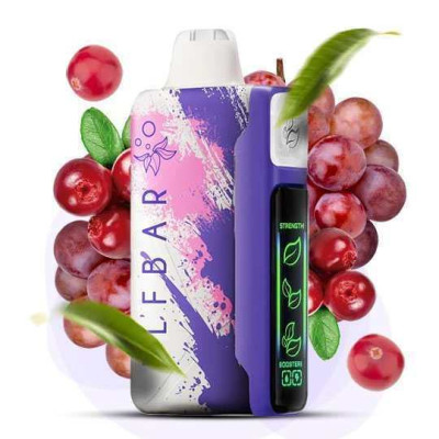 Elf Bar Nic King 30000. Виноград Журавлина (Grape Cranberry) 