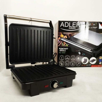 Електричний гриль Adler AD 3051 XL контактний 2800Вт 
