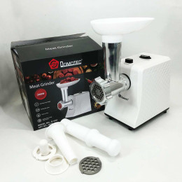 М'ясорубка електрична Domotec R3391 2000Вт, Потужна компактна м'ясорубка для дому 3 в 1 М'ясорубка електрична Domotec R3391 2000Вт, Потужна компактна м'ясорубка для дому 3 в 1