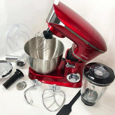 Багатофункціональний кухонний комбайн Rainberg RB-8080 Тістоміс, М'ясорубка, Блендер, Потужний блендер 