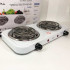 Плита електрична Suntera DP-1915 2000 Вт, потужна настільна електроплита, побутова плита White Плита електрична Suntera DP-1915 2000 Вт, потужна настільна електроплита, побутова плита White