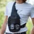 Тактична чоловіча сумка з кобурою Cordura 1000D – 6 кишень, чорна Тактична чоловіча сумка з кобурою Cordura 1000D – 6 кишень, чорна