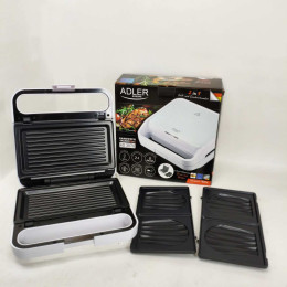 Бутербродниця Adler AD 3070 2в1 1100Вт White Бутербродниця Adler AD 3070 2в1 1100Вт White
