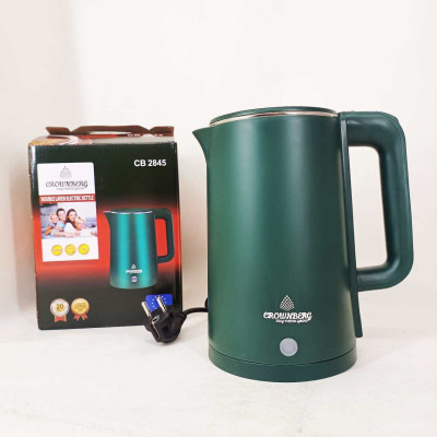Електрочайник Crownberg CB-2845 дисковий 1.8л 1800Вт Green 