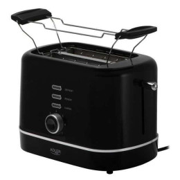 Тостер Adler AD 3224 7 рівнів обсмажування решітка для булочок 850Вт Black Тостер Adler AD 3224 7 рівнів обсмажування решітка для булочок 850Вт Black