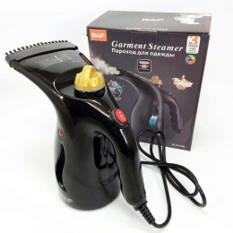 Ручний вертикальний відпарювач RAF R.1313B для одягу з мірною чашею для води на 1000 Вт