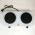 Плита електрична Suntera DP-1925 2000 Вт, електроплита двоконфоркова настільна White 