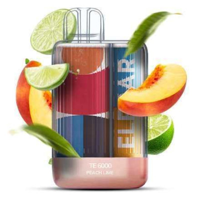 Elf Bar TE6000 5%. Персик Лайм (Peach Lime) 