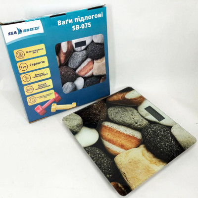 Ваги підлогові SeaBreeze SB-075, ваги для зважування людей, ваги електронні підлогові 