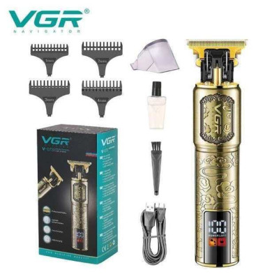 Машинка для стрижки волосся VGR V-073 акумуляторний бездротовий триммер для бороди та вусів Машинка для стрижки волосся VGR V-073 акумуляторний бездротовий триммер для бороди та вусів