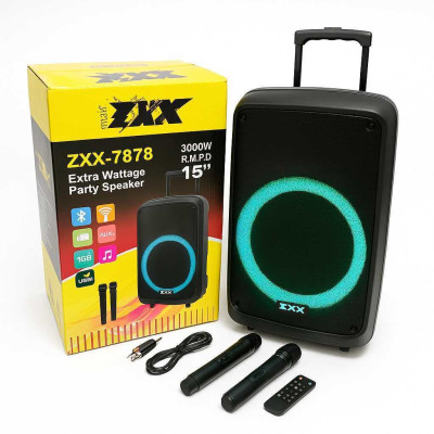 Акустична переносна колонка ZXX-7878/8161 600 Вт 15