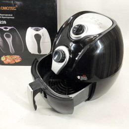 Аерофритниця Мультипіч Аерогриль Domotec MS-3220 1300Вт 4.5л Безмасляна з Таймером Black