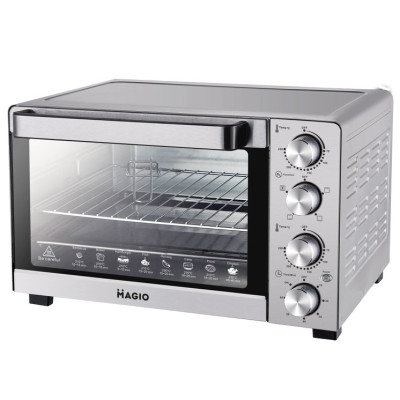 Електрична піч MAGIO MG-248, електродуховка настільна для дачі, електродуховка для випічки 