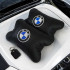 Авто подушки 2шт — набір BMW з натуральної шкіри, на підголівник у машину, Автомобільна подушка БМВ 