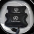 Набір подушок 2шт в авто Volkswagen з натуральної шкіри, на підголовник у машину, Автомобільна  подушка 