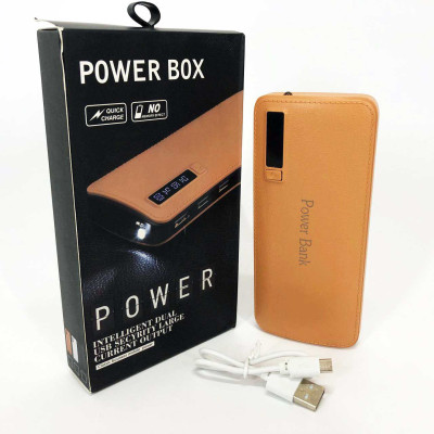 Портативний зарядний пристрій Павербанк 50000 mAh 3хUSB Power Bank Smart Tech Beige 