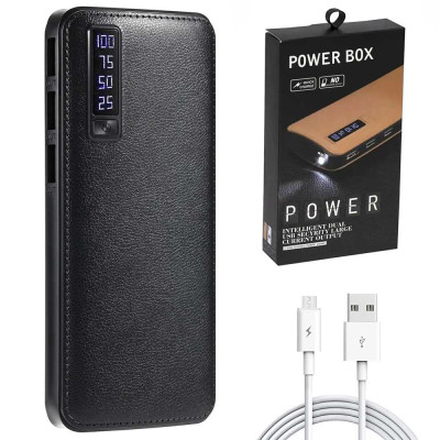 Портативний зарядний пристрій Павербанк 50000 mAh 3хUSB Power Bank Smart Tech Black 